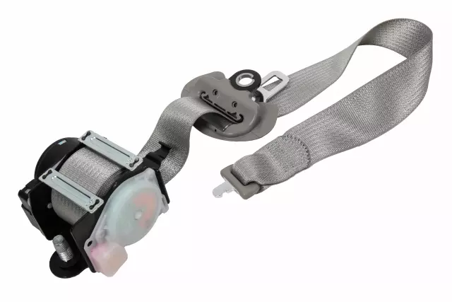 Light Gray Driver Seat Belt with Retractor