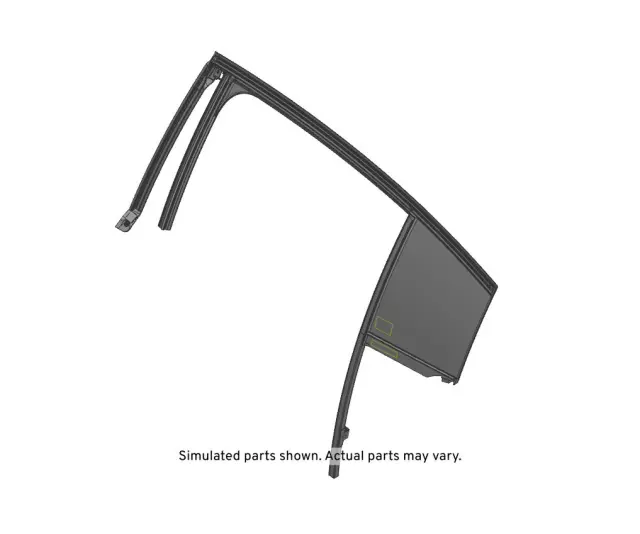 Rear Driver Side Door Window Weatherstrip