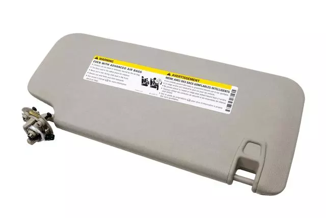 Very Light Platinum Driver Side Sun Visor