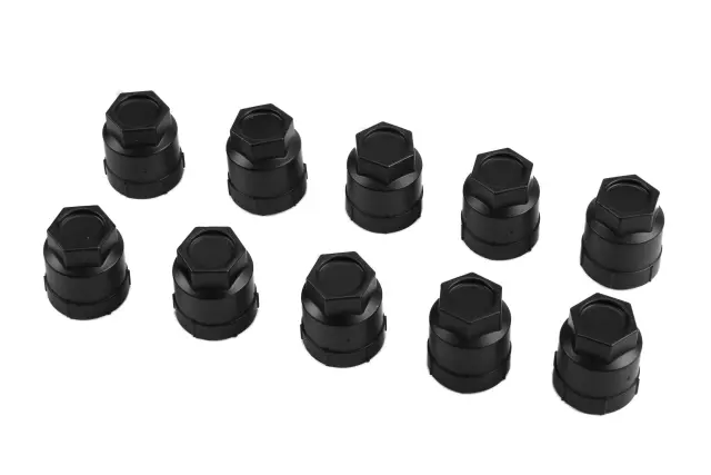 Black Wheel Lug Nut Cap