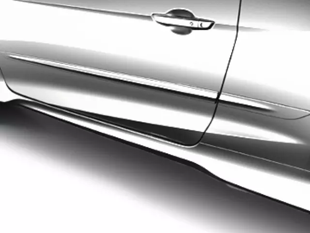 Body Side Moldings - Platinum White Pearl