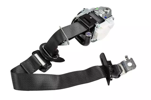 Jet Black Driver Side Seat Belt