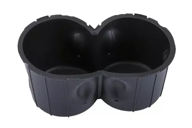 Black Carbon Metallic Front Floor Console Cup Holder Liner