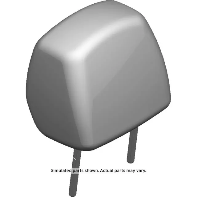 Black Front Seat Head Restraint