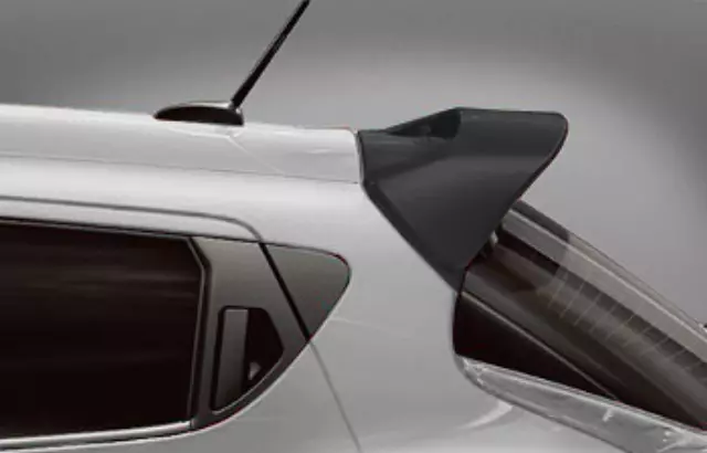 Rear Roof Spoiler - Matte Black