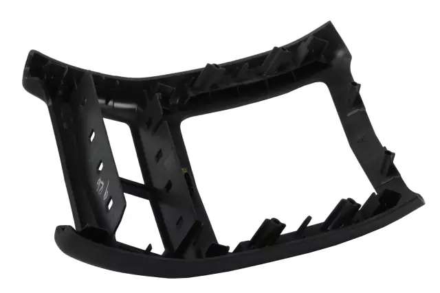 Jet Black Front Floor Console Rear Trim Panel