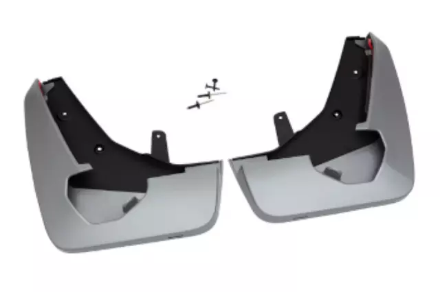 Front Splash Guards - Argent Silver Metallic