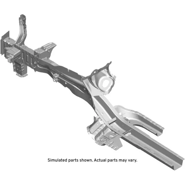 Driver Side Front Fender Rail with Rivets