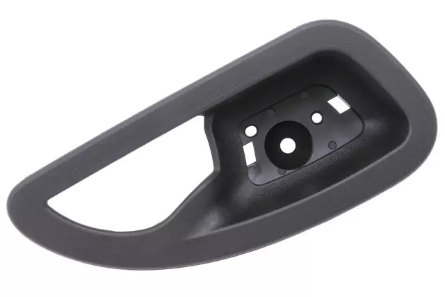 Jet Black Rear Driver Side Seat Back Latch Release Handle Bezel