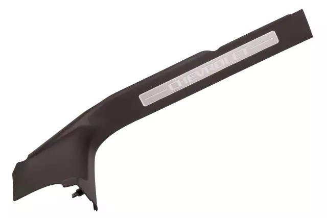 Driver Side Door Sill Plate in Cocoa with Clips