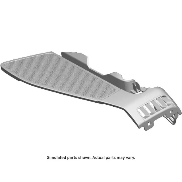 Black Radio Front Passenger Side Speaker Grille