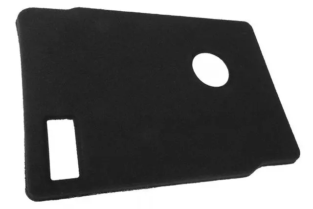 Jet Black Rear Passenger Side Seat Back Carpet