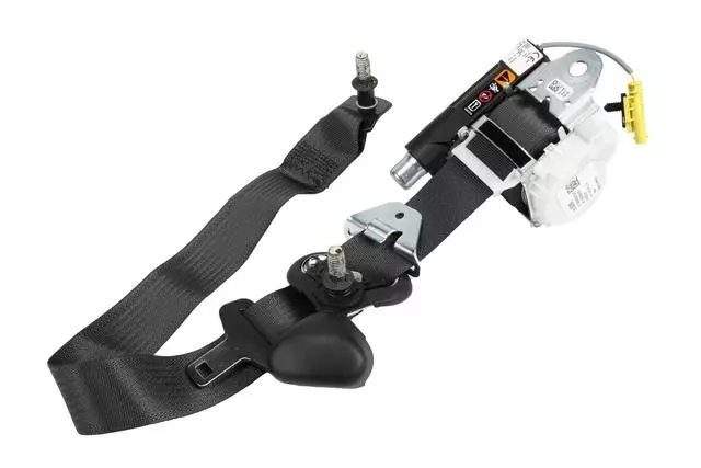 Jet Black Passenger Seat Retractor Side Belt