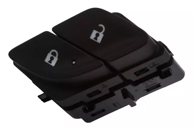 Jet Black Driver Side Door Lock Switch