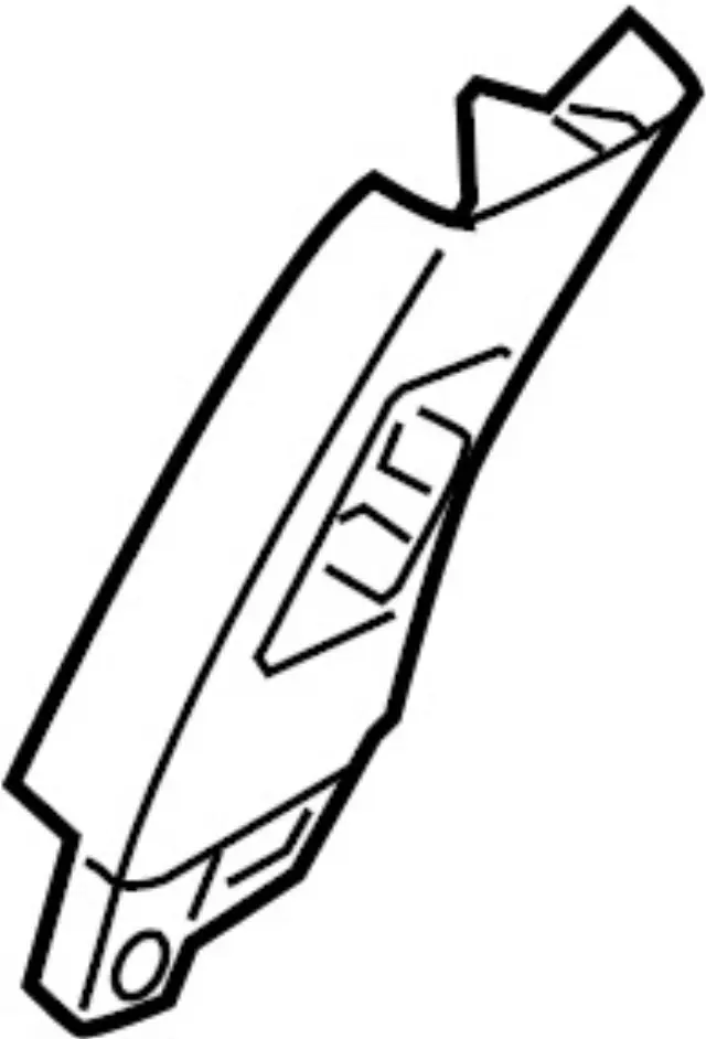 Upper Center Pillar Trim