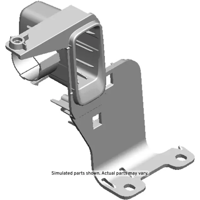 Jet Black Front Floor Console Front Compartment Cover