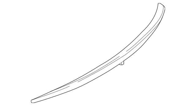 254-790-32-00 - Rear Spoiler Attachment 2016-2026 Mercedes-Benz