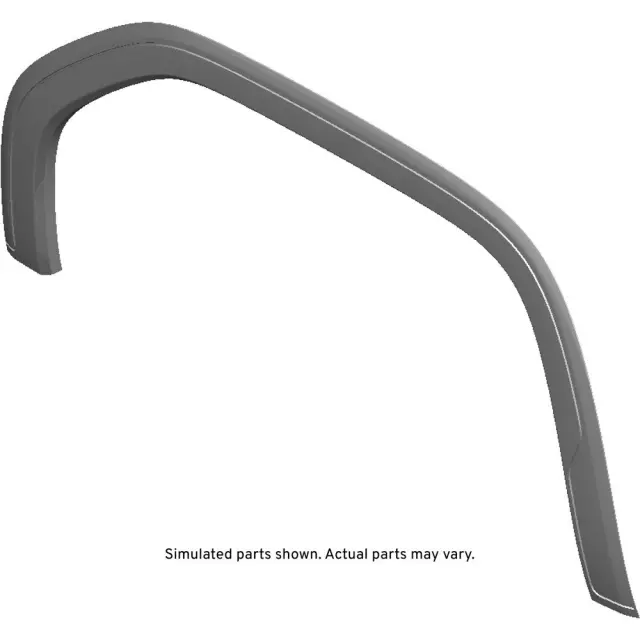 Rear Driver Side Wheel Opening Molding