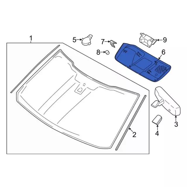 ML3Z-17D550-AB - Cover - 2021-2026 Ford | Eastgate Ford Parts