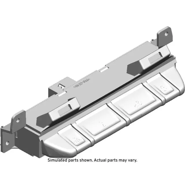 Black Vehicle Stability Control System Switch