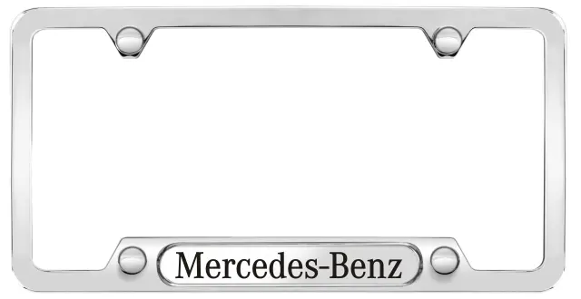 Q-6-88-0086 - License Frame, Mercedes-Benz Logo 2004-2014 Mercedes