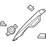 2018-2020 Ford Windshield Pillar Trim