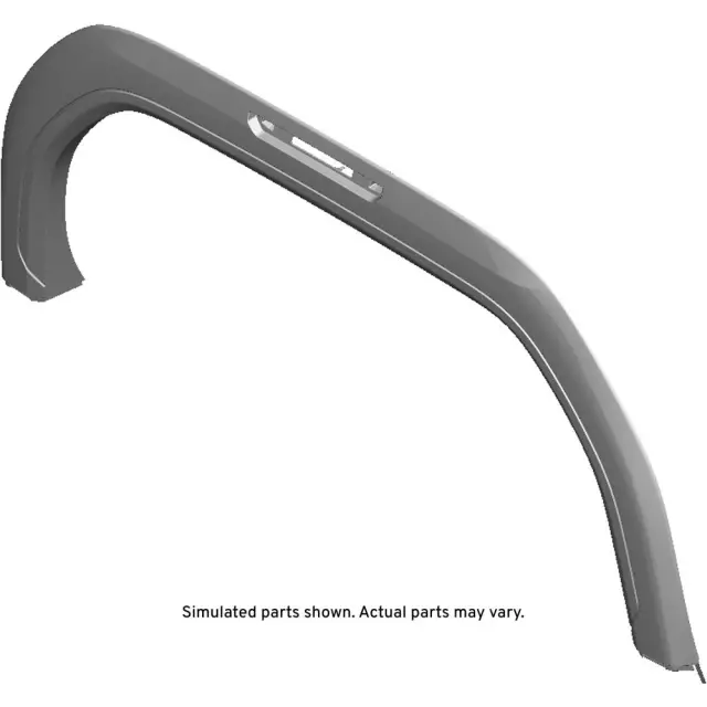 2020-2025 GMC Sierra 3500 HD - Rear Driver Side Wheel Opening Molding