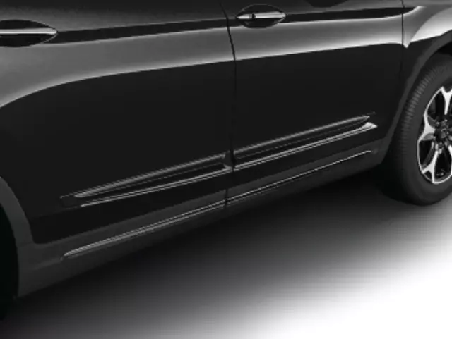 2023-2026 Honda Pilot Body Side Moldings - Crystal Black Pearl