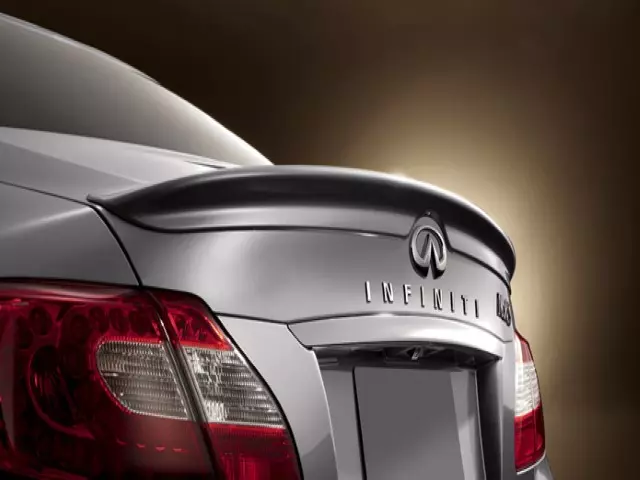 2016-2019 INFINITI Rear Deck Lid Spoiler - Majestic White