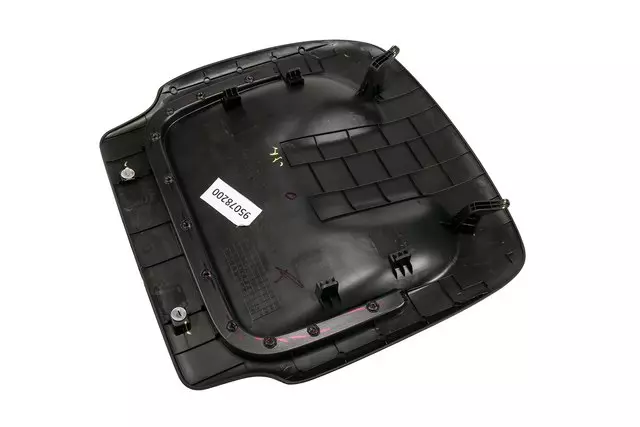 Jet Black Passenger Seat Back Cushion Finish Panel