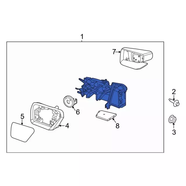 2021-2024 Ford Mirror Assembly ML3Z-17683-VA | OEM Parts Online 