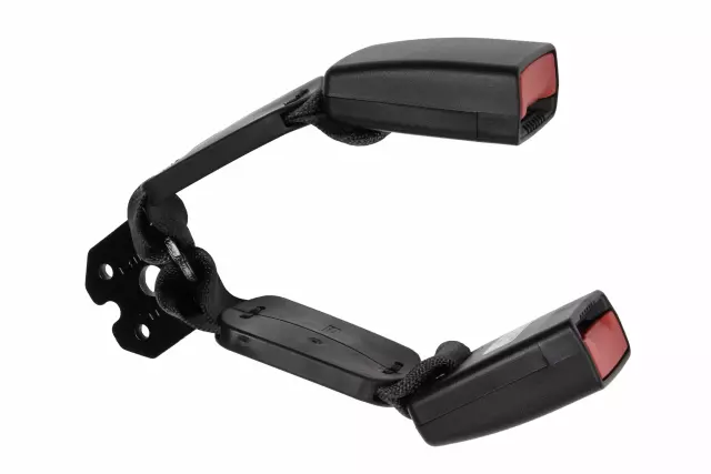 Black Rear Driver Side Seat Belt with Buckle