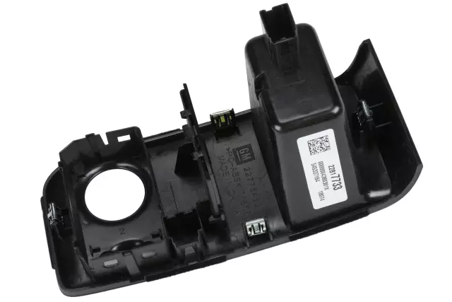 Black Carbon Metallic Driver Side Instrument Panel Center Trim Plate Applique