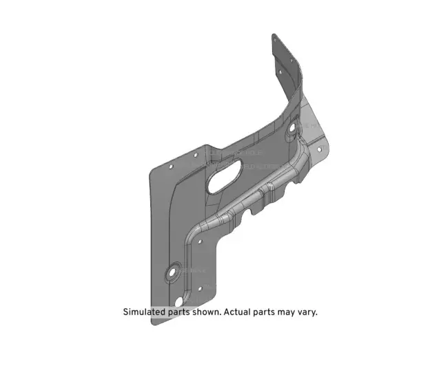 Driver Side Front Compartment Inner Side Rail Gusset