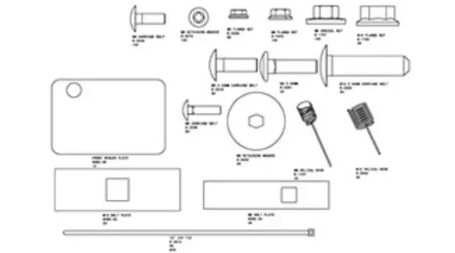 2013 Toyota Highlander - Running Board Hardware Kit