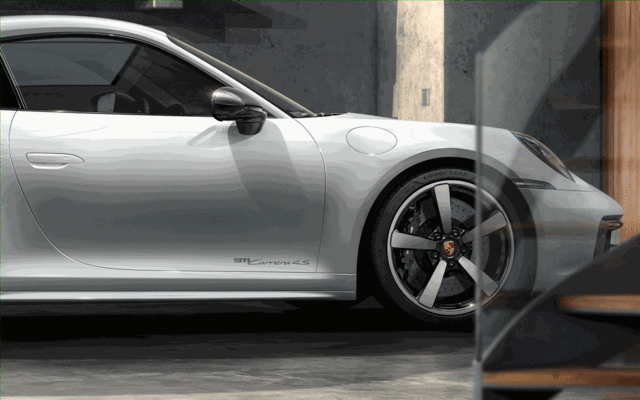 2023 Porsche 911 - Model Designation On Doors - Silver