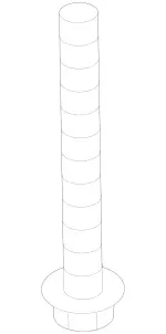 Hex Head Screw W Flange