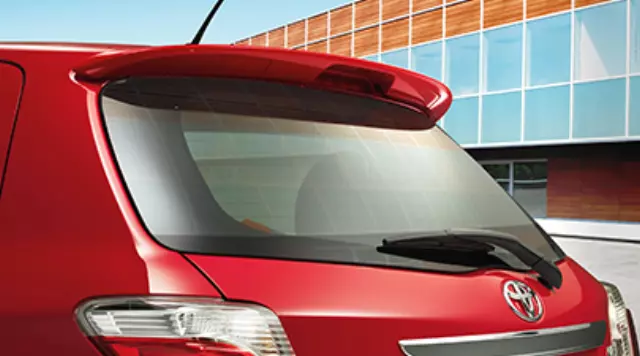 2012-2017 Toyota Yaris - Spoiler Rear Absolutely Red