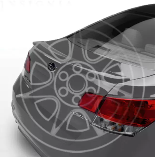 2010-2014 Subaru Legacy Trunk Spoiler Carbide Gray Metallic OEM NEW