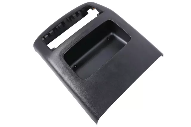 Jet Black Front Floor Console Rear Trim Panel