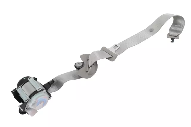 Light Gray Passenger Seat Belt with Retractor
