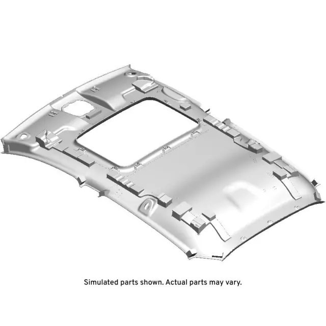 Light Ash Gray Headlining Trim Panel