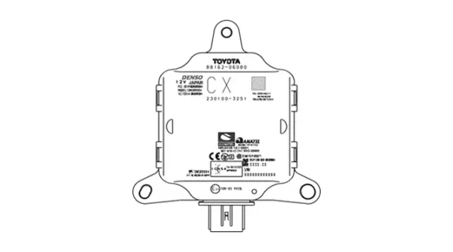 88162-06080 - 2021-2024 Toyota Camry - Blind Spot Radar | Toyota