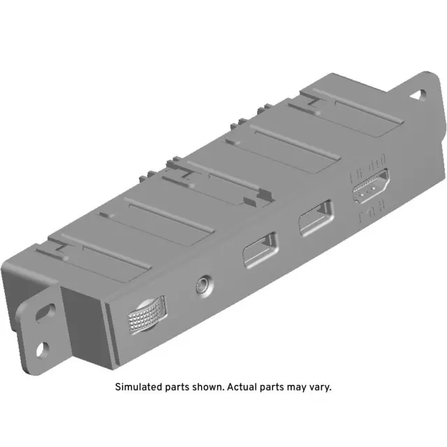 Jet Black Audio/Video Receptacle