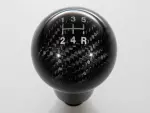 2016-2019 Ford - Shift Knob - Black - Carbon Fiber - 5-Speed
