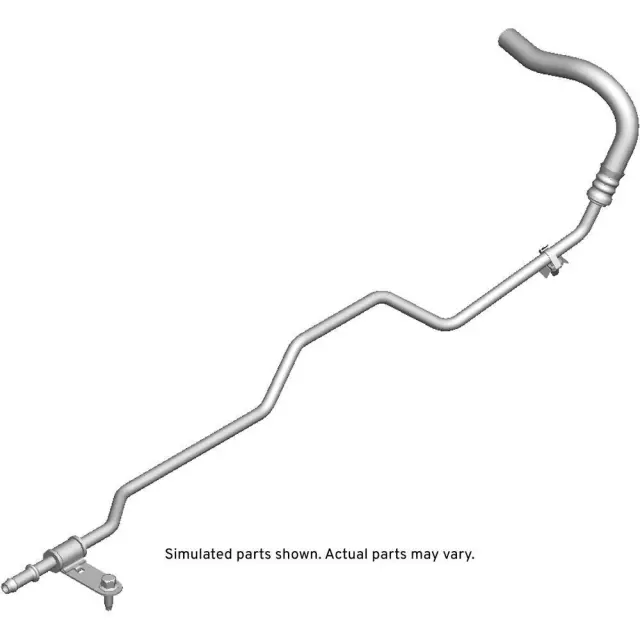 Power Steering Fluid Cooling Pipe