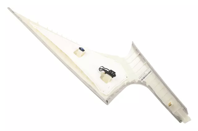 Very Light Platinum Driver Side Body Side Rear Window Garnish Molding