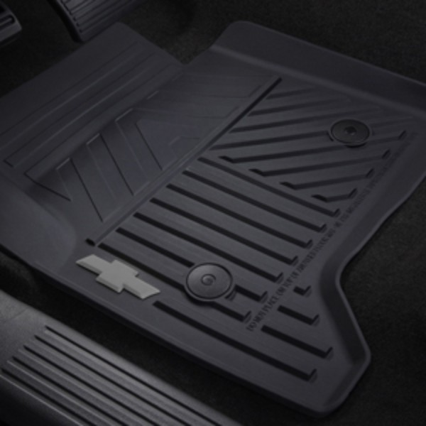 2014-2018 Chevrolet Silverado All Weather Front Floor Mats 84039114 Black OEM 2014-2018 Chevrolet Silverado All Weather Front Floor Mats 84039114 Black OEM