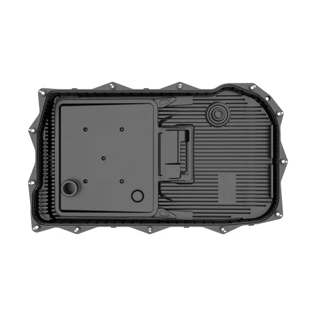thumbnail interactive-video image 1 of Automatic Transmission Oil Pan For Chrysler 300, Dodge Charger, Jeep Grand Cherokee, Ram – 8-Speed (2013-2021) 1 of 3