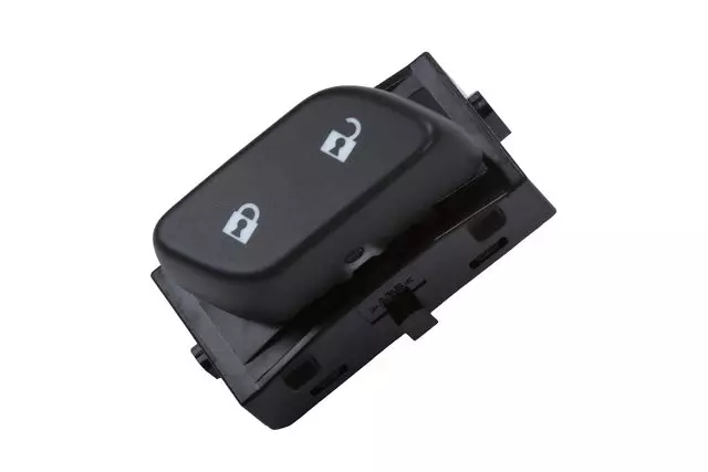 Jet Black Driver Side Door Lock Switch